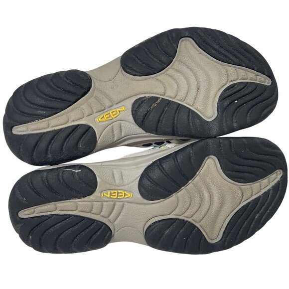 Keen Waimea H2 Sandals Womens 6.5 Gray Blue Slip On Closed Toe Thong Flip Flop - Picture 7 of 9